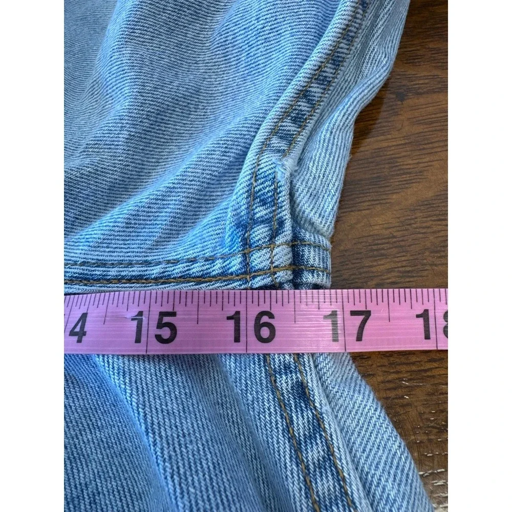 Vintage Levis Loose Jeans Mens Light Wash Blue Straight Big & Tall Fits 56x29 90